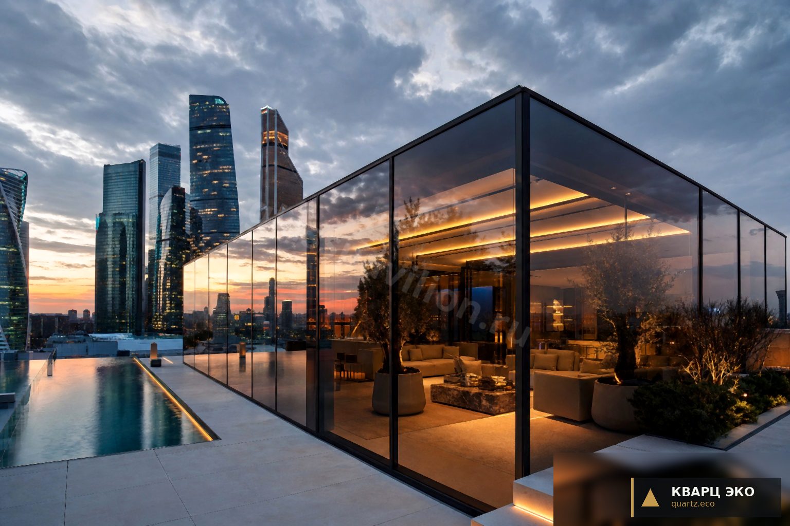 Zimnie-Sady Premium 02 Mirror Rooftop —  · КВАРЦ ЭКО